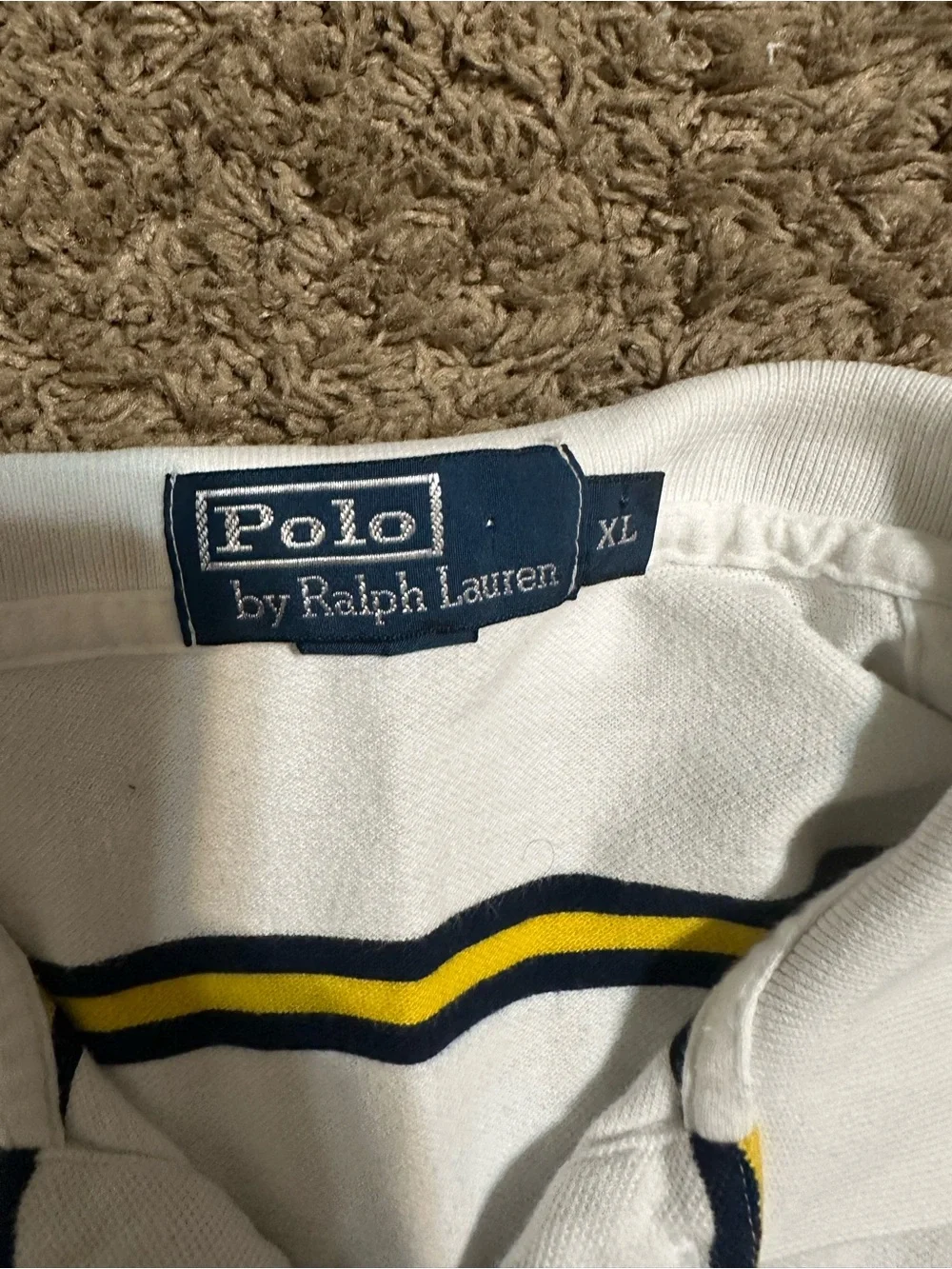 Vintage Polo Ralph Lauren “Michigan” shirt 90s size xl